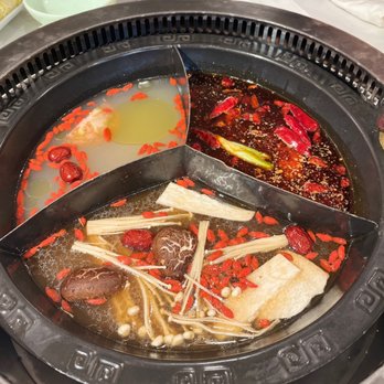 Yuan's Hotpot - Trio broth- spicy, bone, mushroom - Hot Pot Near Me - Rosemead, California Yuan's Hotpot - Trio broth- spicy, bone, mushroom - Hot Pot Near Me - Rosemead, California