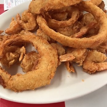 Ann's Seafood - Today's special 25 pice shrimp with onion rings. It's meal will put the Grease low light out. - Seafood Near Me - Liberty, Texas Ann's Seafood - Today's special 25 pice shrimp with onion rings. It's meal will put the Grease low light out. - Seafood Near Me - Liberty, Texas