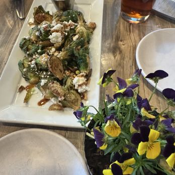 Ginger and Baker - Brussel sprouts so delicious - Cafes Near Me - Fort Collins, Colorado