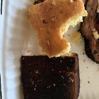 Badlands BBQ - The top is the tops side of the cornbread, the bottom is the bottom side. - Barbeque Near Me - Norco, California