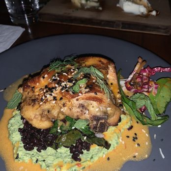 Otis - Crispy chicken thigh - New American Near Me - Brooklyn, New York