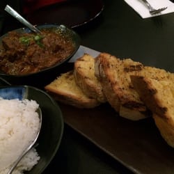 Morks Restaurant - Mussamun beef curry with rice