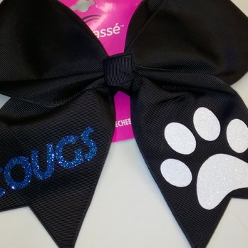 Northwest Printed Apparel - Cheerleader bows have been printed for the Bothell Cougars and the North Creek Jaguars! - Screen Printing/T-Shirt Printing Near Me Northwest Printed Apparel - Cheerleader bows have been printed for the Bothell Cougars and the North Creek Jaguars! - Screen Printing/T-Shirt Printing Near Me