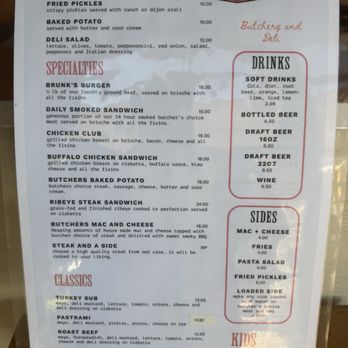 Brunk’s Butchery - Menu - 2/22/25 - Butcher Near Me - Chino Hills, California