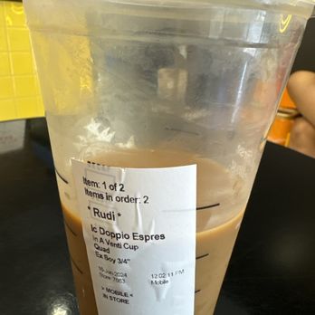 Starbucks - Espresso 4 shots - Coffee & Tea Near Me - New York, New York Starbucks - Espresso 4 shots - Coffee & Tea Near Me - New York, New York