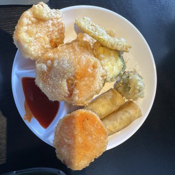 Aji Sai Sushi - Veg and Yam Tempura & Spring Rolls - Vegan - Japanese Near Me - Milton, Ontario Aji Sai Sushi - Veg and Yam Tempura & Spring Rolls - Vegan - Japanese Near Me - Milton, Ontario