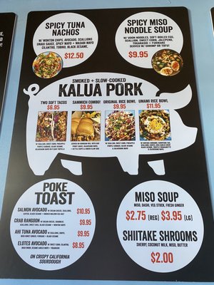Menu photo 4 Eagle Rock Poke Shack Los Angeles, CA