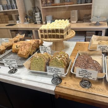 The Flour Bender - Display case (the carrot cake up top looks great) - Bakeries Near Me - Troy, New York
