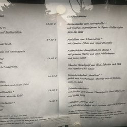 Hölscher - Aktuelle Speisekarte vom September 2020