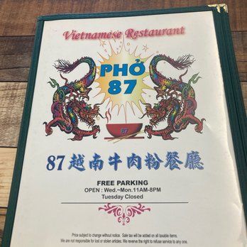 Pho 87 - Vietnamese Near Me - Los Angeles, California