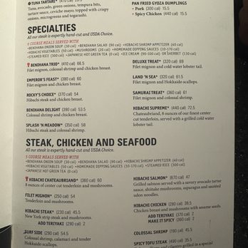 Benihana - Sushi Bars Near Me - Chicago, Illinois