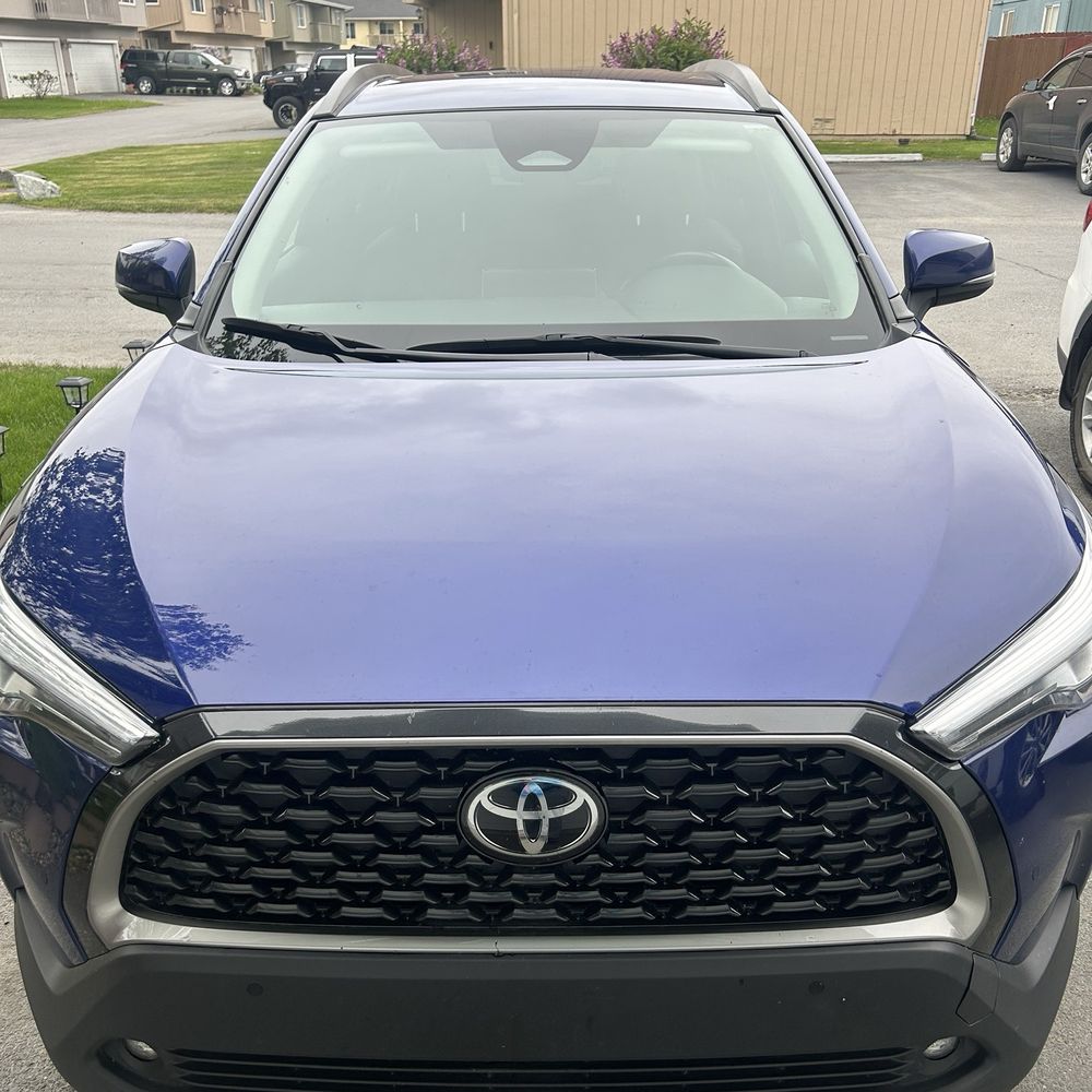 Enterprise Rent-A-Car - FrontView of 2023 Toyota Corolla Cross - Car Rental Near Me - Anchorage, Alaska Enterprise Rent-A-Car - FrontView of 2023 Toyota Corolla Cross - Car Rental Near Me - Anchorage, Alaska