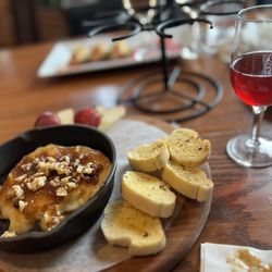 Galena Cellars - Baked Brie and fig jam