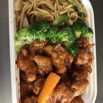 China Star - a container of food with noodles and broccoli - Chinese Near Me - Lambertville, Michigan