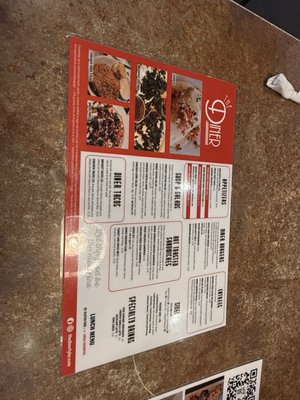 Menu photo 1 The Diner Tyler, TX