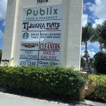 Tijuana Flats - Plaza sign - Mexican Near Me - Naples, Florida