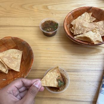 Denica's Real Food Kitchen - complimentary chips and salsa - Breakfast & Brunch Near Me - Castro Valley, California