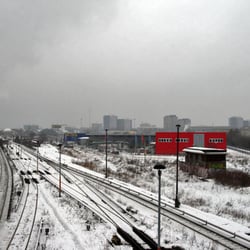 Warschauer Brücke - Warschauer Brücke Winter