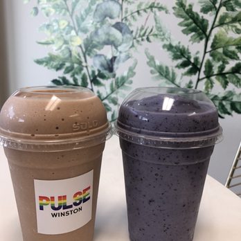 Pulse Winston - Chocolate Birthday Cake & Blueberry Muffin - Juice Bars & Smoothies Near Me - Winston-Salem, North Carolina Pulse Winston - Chocolate Birthday Cake & Blueberry Muffin - Juice Bars & Smoothies Near Me - Winston-Salem, North Carolina