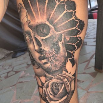 Blue Label Tattoo - Work done by mondo - Tattoo Near Me - Orange, California