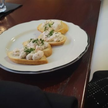 Eden - Salmon mousse crostini's - New American Near Me - Hot Springs, Arkansas