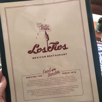 Los Tios - Menu Cover - Tex-Mex Near Me - Houston, Texas Los Tios - Menu Cover - Tex-Mex Near Me - Houston, Texas