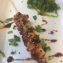 Rollin' Raw Bar - Octopus skewer! So good!