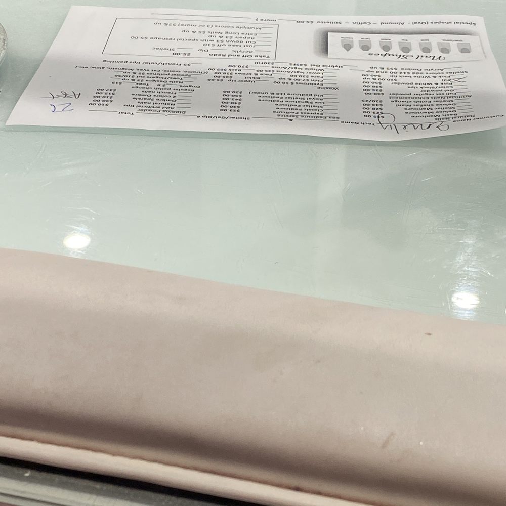 Lux Nails & Spa - My ticket (so you can see the truth in that I had an appointment for a simple fill) - Nail Salons Near Me - Jackson, Michigan Lux Nails & Spa - My ticket (so you can see the truth in that I had an appointment for a simple fill) - Nail Salons Near Me - Jackson, Michigan