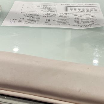 Lux Nails & Spa - My ticket (so you can see the truth in that I had an appointment for a simple fill) - Nail Salons Near Me - Jackson, Michigan