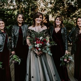 Bridal party hair and make up by Adi