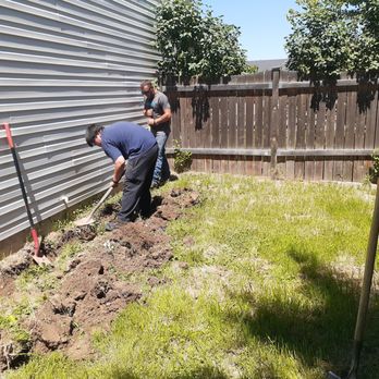 Perez Lawn Care - Digging trenches. - Lawn Services Near Me Perez Lawn Care - Digging trenches. - Lawn Services Near Me