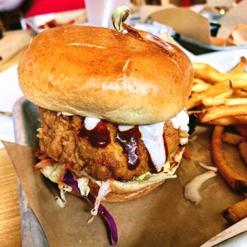 Buffalo Wild Wings - Fried chicken sandwich-meat was tough - Sports Bars Near Me - Kaneohe, Hawaii Buffalo Wild Wings - Fried chicken sandwich-meat was tough - Sports Bars Near Me - Kaneohe, Hawaii