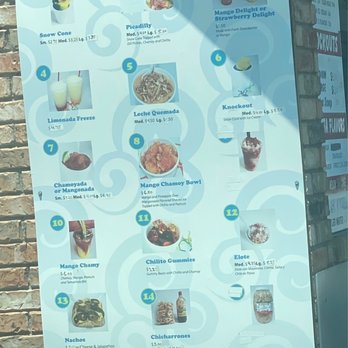 MC Snow Cones - Menu options - Shaved Ice Near Me - Arlington, Texas