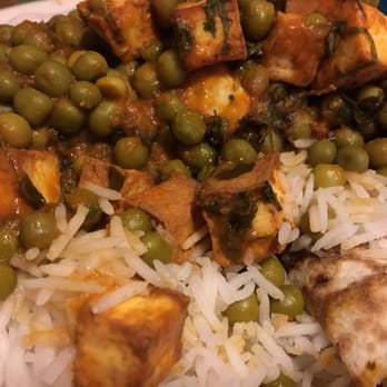 Shyan's Kitchen - Mutter paneer over basmati rice. - Indian Near Me - Metairie, Louisiana Shyan's Kitchen - Mutter paneer over basmati rice. - Indian Near Me - Metairie, Louisiana
