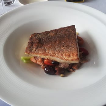 Otto Ristorante - king fish with vegetables of some description. - Italian Near Me - Woolloomooloo, NSW Otto Ristorante - king fish with vegetables of some description. - Italian Near Me - Woolloomooloo, NSW