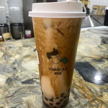 Tsaôcaa - Brown Sugar Milk Black Tea W. Bubbles - Bubble Tea Near Me - Pittsburgh, Pennsylvania