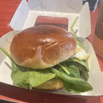 Panera Bread - Egg and cheese with spinach and tomato added - Sandwiches Near Me - Happy Valley, Oregon
