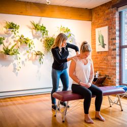 Chiropractic treatment and manual therapy with Dr Claire Kassian.