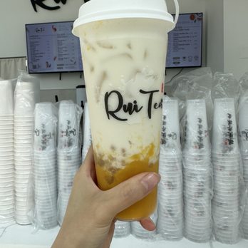 Rui Tea - Mango bobo - Bubble Tea Near Me - Jersey City, New Jersey Rui Tea - Mango bobo - Bubble Tea Near Me - Jersey City, New Jersey