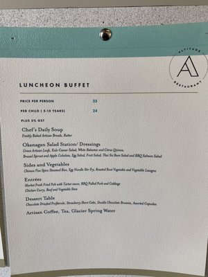 Menu photo 3 Altitude Restaurant Jasper, AB Menu photo 3 Altitude Restaurant Jasper, AB