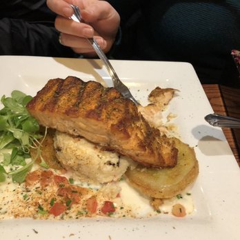 Miss Shirley's Cafe, Inner Harbor - Fish -salmon I believe. - Breakfast & Brunch Near Me - Baltimore, Maryland