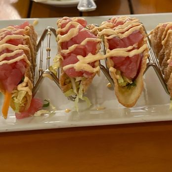 The Beachcomber - Mini Ahi tacos - Seafood Near Me - Newport Beach, California The Beachcomber - Mini Ahi tacos - Seafood Near Me - Newport Beach, California