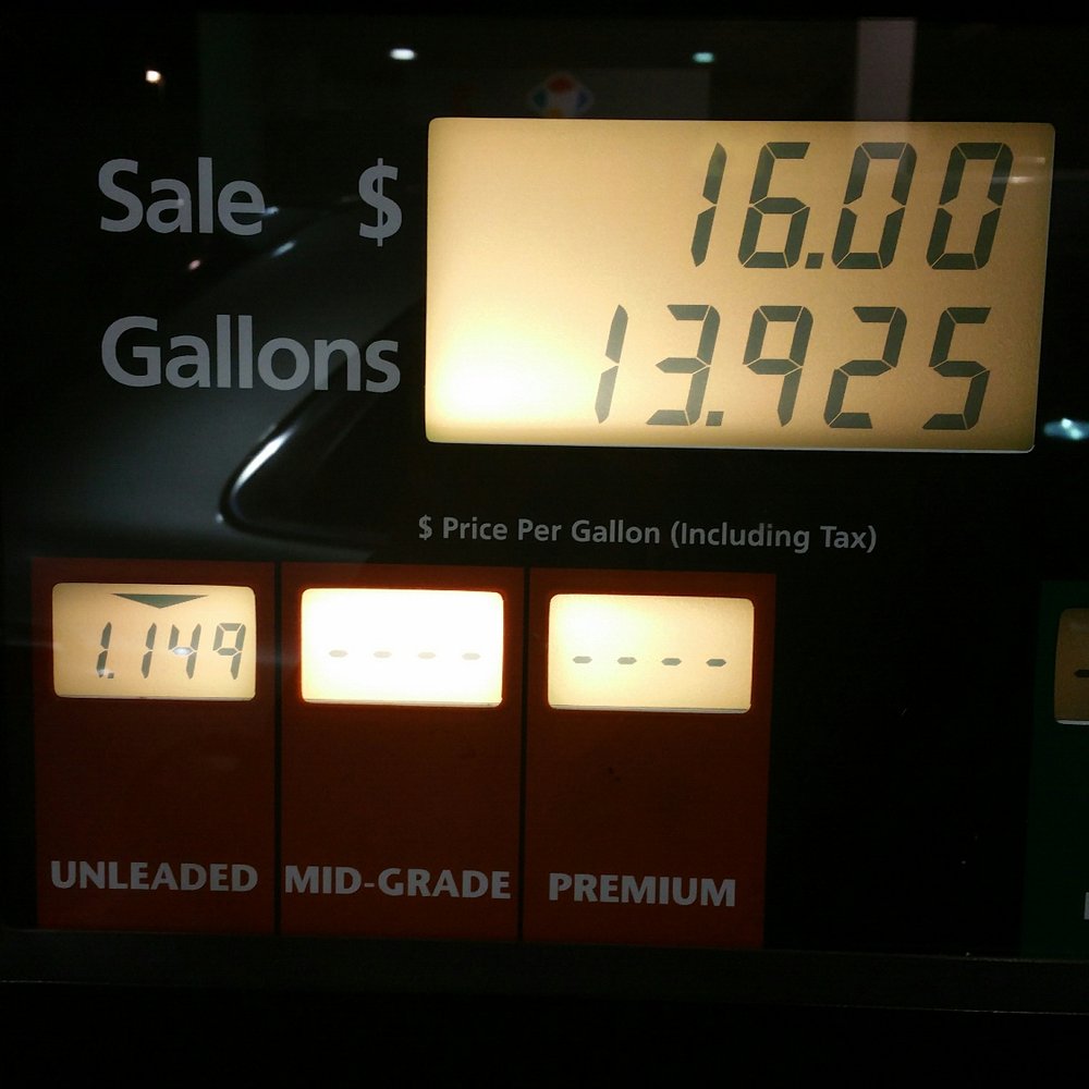 Gas for $1.14 due to $.70 fuel points, and that was only half of my points! Winning! Gas for $1.14 due to $.70 fuel points, and that was only half of my points! Winning!