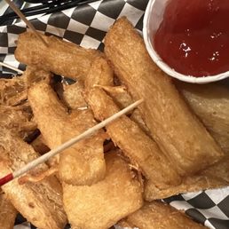 Fried yucca was over cooked unfortunately but usually great Fried yucca was over cooked unfortunately but usually great