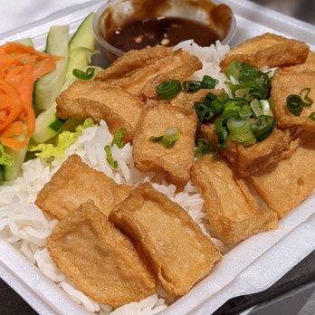 Nom Nom Noodles - Tofu/ Rice Plate - Vietnamese Near Me - Houston, Texas Nom Nom Noodles - Tofu/ Rice Plate - Vietnamese Near Me - Houston, Texas