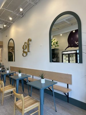 Photo of Green Fork & Straw - Houston, TX, US. Seating