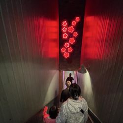 Going down to learning lab at Chinese storytelling centre
