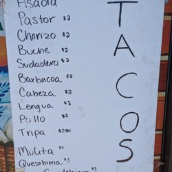 Los 4 Vientos Carniceria - 2 dollar tacos!!!!