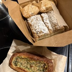 Forest Bakery - Coffee cakes, Earl Grey cake and a savory croissant