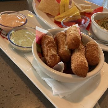 Bahama Breeze - Yuca sticks $8.99 (half price @ happy hour!) - Bars Near Me - Orlando, Florida Bahama Breeze - Yuca sticks $8.99 (half price @ happy hour!) - Bars Near Me - Orlando, Florida